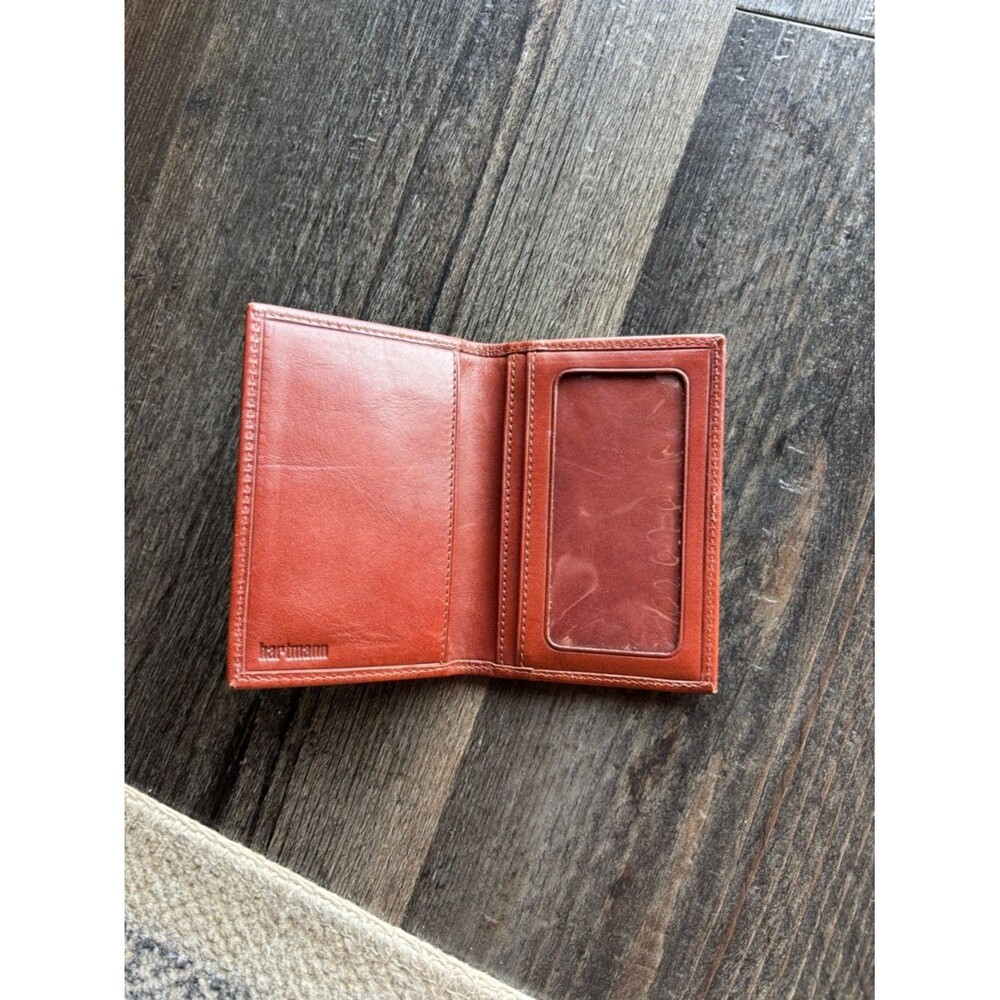 Hartmann bifold Leather ID Wallet - Brown